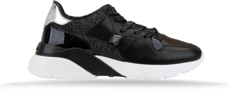 Hogan Glitter Leren Veterschoenen