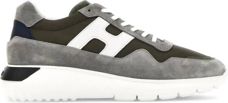 Hogan Interactive 3 Sneakers in canvas and leather Grijs Heren - Foto 1