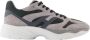Hogan Grijze Leren Sneakers met Rubberen Zool Multicolor Heren - Thumbnail 1