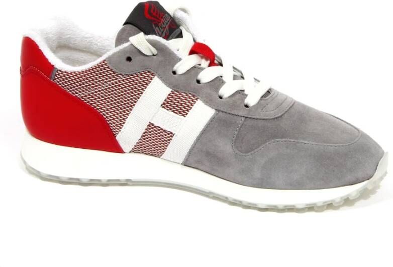 Hogan Grijze Sneaker met Nastro Sluiting