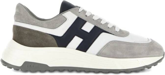 Hogan Grijze Sneakers met Memory Foam Binnenzool