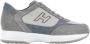 Hogan Grijze Sneakers met Textiel Inzetstukken Multicolor Heren - Thumbnail 1