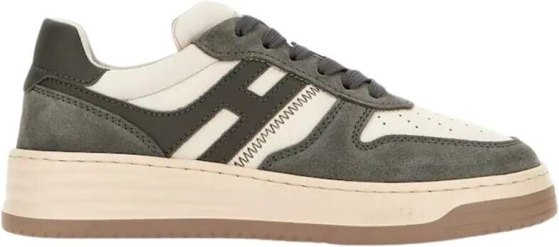 Hogan Grijze Sneakers met Verlengd H-Detail