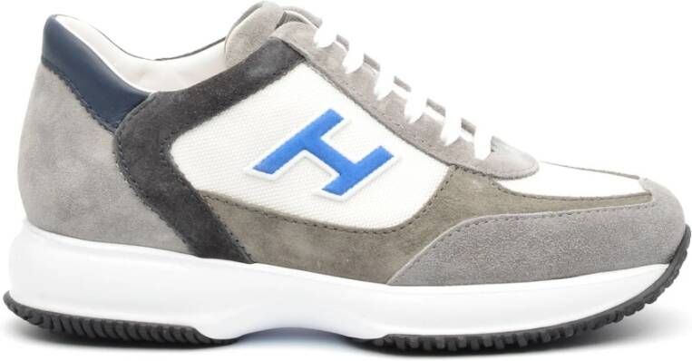 Hogan Grijze Sneakers voor Mannen Multicolor Heren