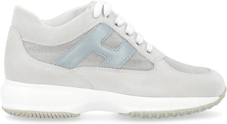 Hogan Grijze Suède Interactive Sneaker Multicolor Dames