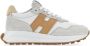 Hogan Grijze Suède Logo Sneakers - Thumbnail 1