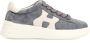 Hogan Grijze Suède Sneakers met Nubuck Details - Thumbnail 1