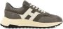 Hogan Grijze Veterschoenen Memory Foam Rubberen Zool - Thumbnail 1