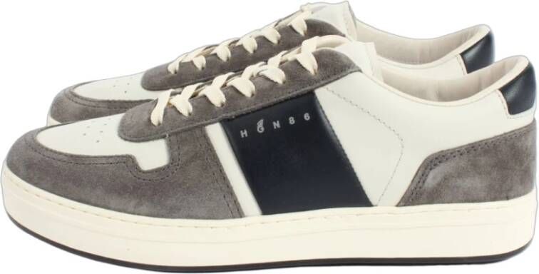 Hogan Grijze witte heren sneakers