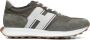 HOGAN Lage Sneakers Heren Hxm6010eg01 Maat: 42 Materiaal: Suède Kleur: Groen - Thumbnail 1