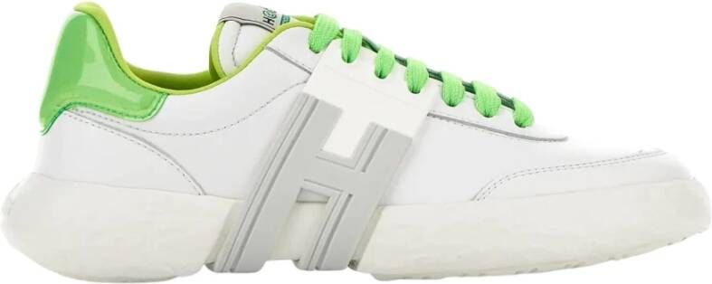 Hogan Groene platte schoenen -3R Groen Dames