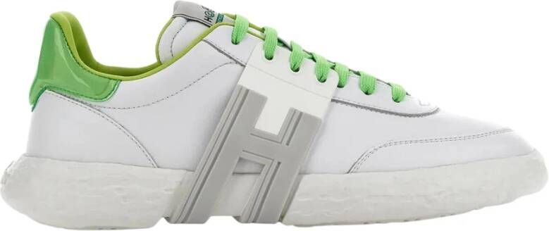 Hogan Groene platte schoenen met -3R stijl White Heren