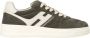 Hogan Groene Suède Sneaker met Ivoor Detail - Thumbnail 1
