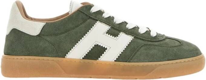 Hogan Groene Suède Sneakers