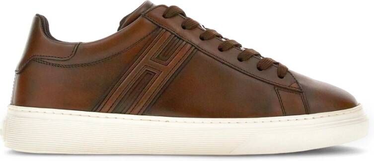 Hogan H365 Canaletto Sneakers Bruin Heren