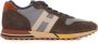 Hogan H383 Sneakers in canvas and leather Bruin Heren - Thumbnail 1