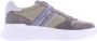 Hogan H580 Allacciato H Slash Sneakers Grijs Heren - Thumbnail 3