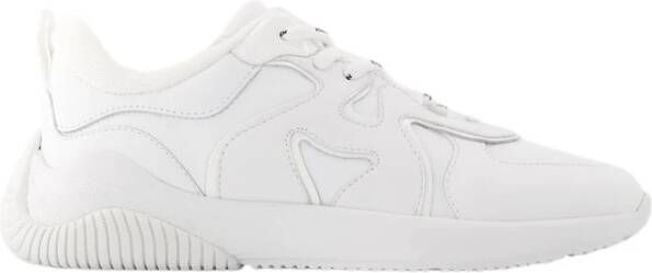 Hogan H597 Allacciato H Sneakers in wit leer White Dames