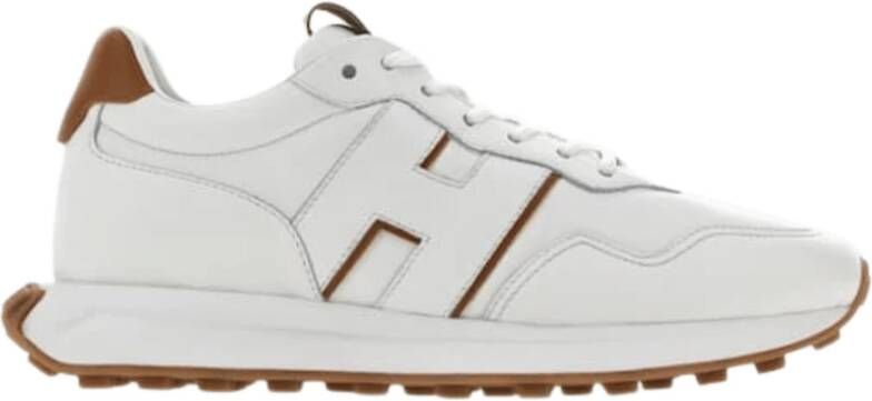 Hogan H601 Blanc Leren Sneakers White Heren