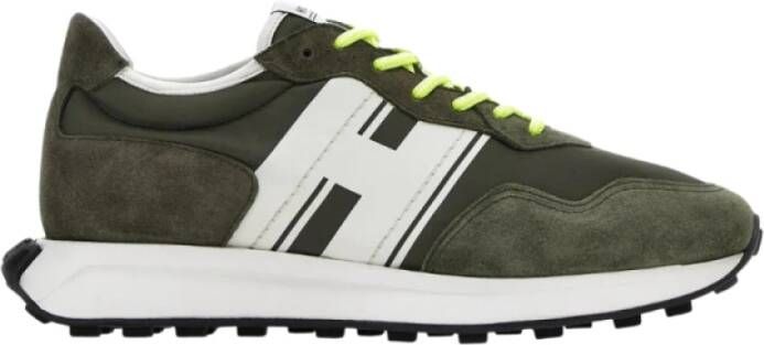 Hogan H601 Vert kaki Sneakers Green Heren