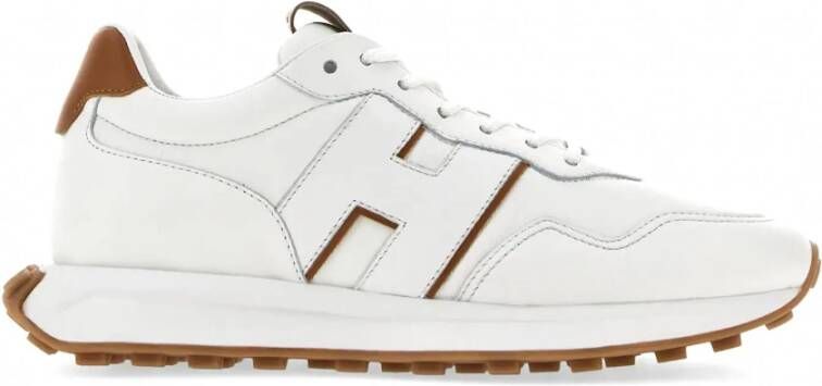 Hogan H601 Witleren Sneakers White Heren