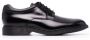 Hogan Klassieke Leren Veterschoenen met Rubberen Zool Black Heren - Thumbnail 10