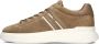 HOGAN Lage Sneakers Heren H580 Allacciato H Slash Maat: 40 5 Materiaal: Suède Kleur: Camel - Thumbnail 1