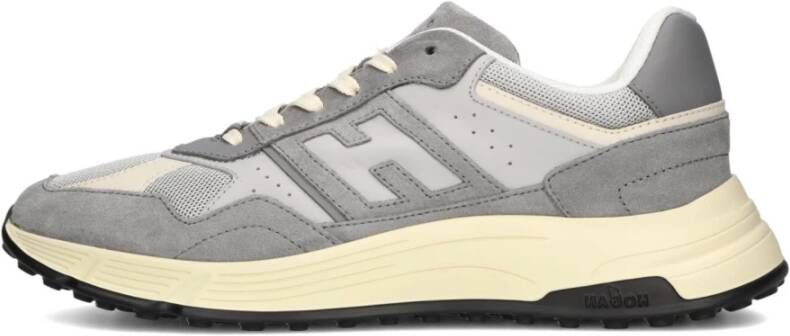 HOGAN Lage Sneakers Heren Hyperlight Allacciato Maat: 42 Materiaal: Suède Kleur: Roze