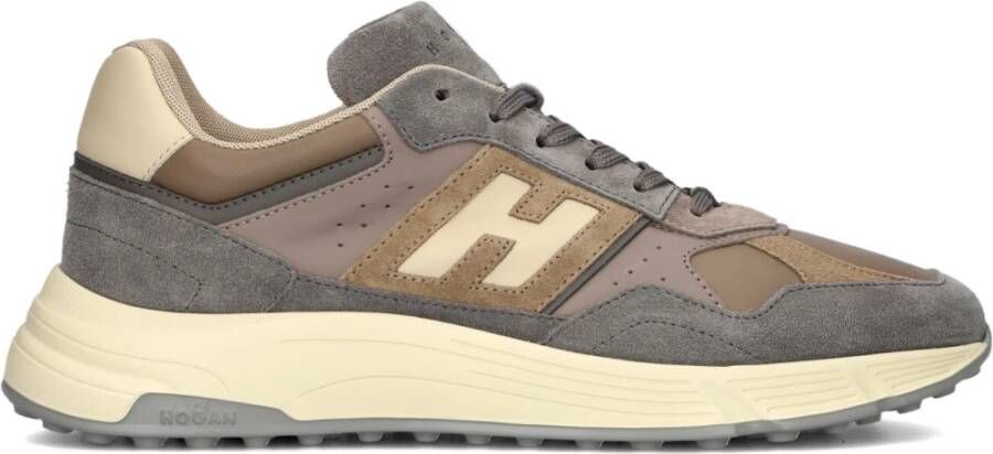 Hogan Heren Hyperlight Veterschoenen Grijs
