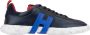 Hogan Heren Leren Veterschoenen Multicolor Heren - Thumbnail 1