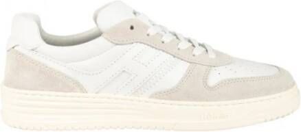 Hogan Luxe stoffen sneakers voor modieuze mannen White Heren