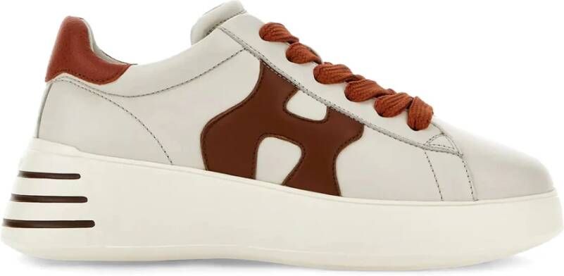 Hogan Herontworpen witte sneakers met extra lichte zool White Dames