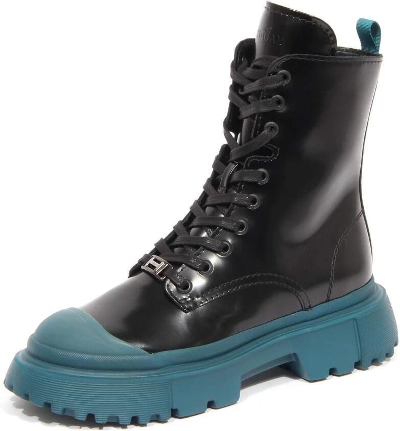 Hogan Anfibio Laarzen met Rubberen Neus