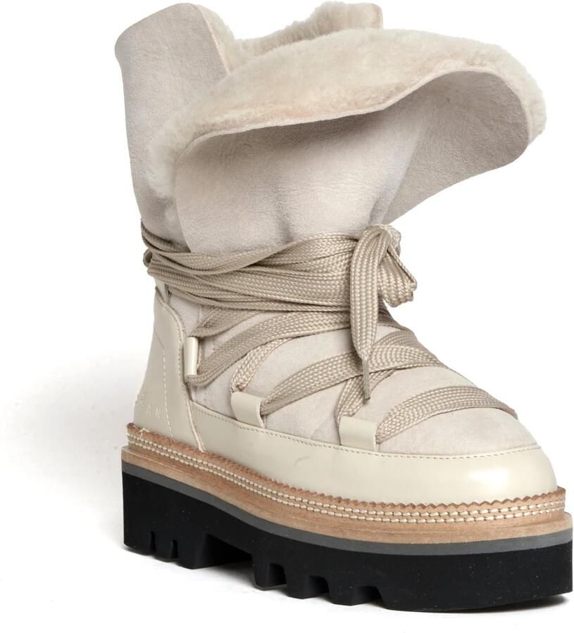 Hogan Beige Enkellaarzen voor vrouwen