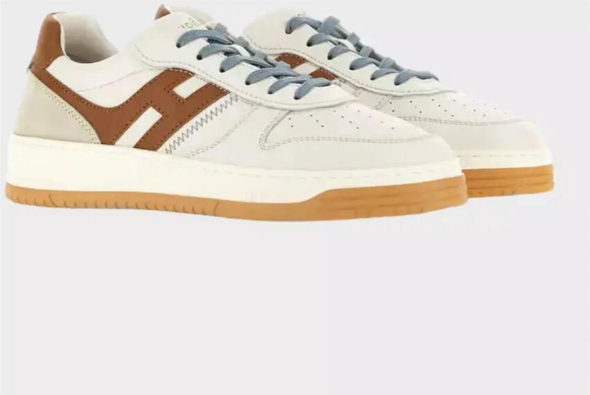 Hogan Beige leren sneakers met memory foam