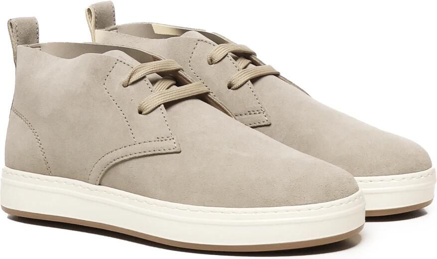 Hogan Beige Suède Laarzen met Logodetail