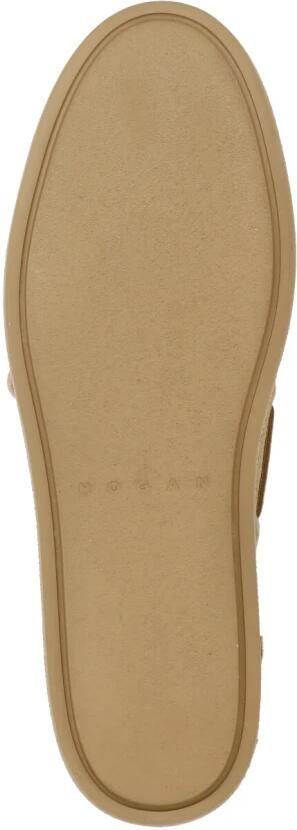 Hogan Beige Suède Loafers met Rubberen Zool - Foto 4