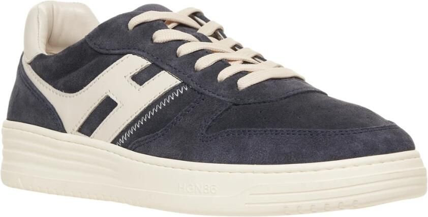 Hogan Blauwe Sneakers Modern Ontwerp Comfortabel Dagelijks Gebruik