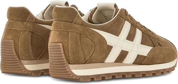 Hogan Bruin Suède Leren Veterschoenen