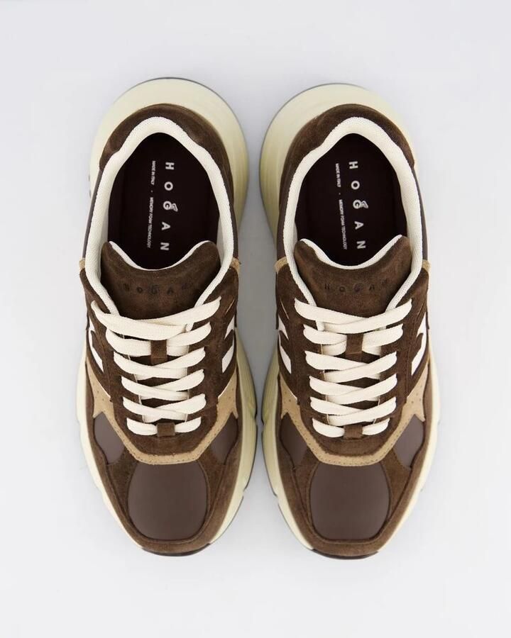 Hogan Bruine Sneaker voor Dames