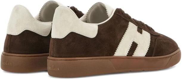 HOGAN Lage Sneakers Heren Cool Allacciato H 5 Suède Bruin - Foto 7