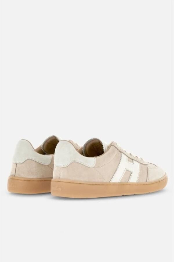 Hogan Roze Suède Leren Dames Sneakers Beige Dames - Foto 2