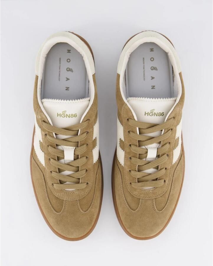 HOGAN Lage Sneakers Heren Cool Allacciato H 5 Suède Bruin - Foto 2