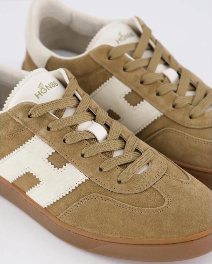 HOGAN Lage Sneakers Heren Cool Allacciato H 5 Suède Bruin - Foto 3