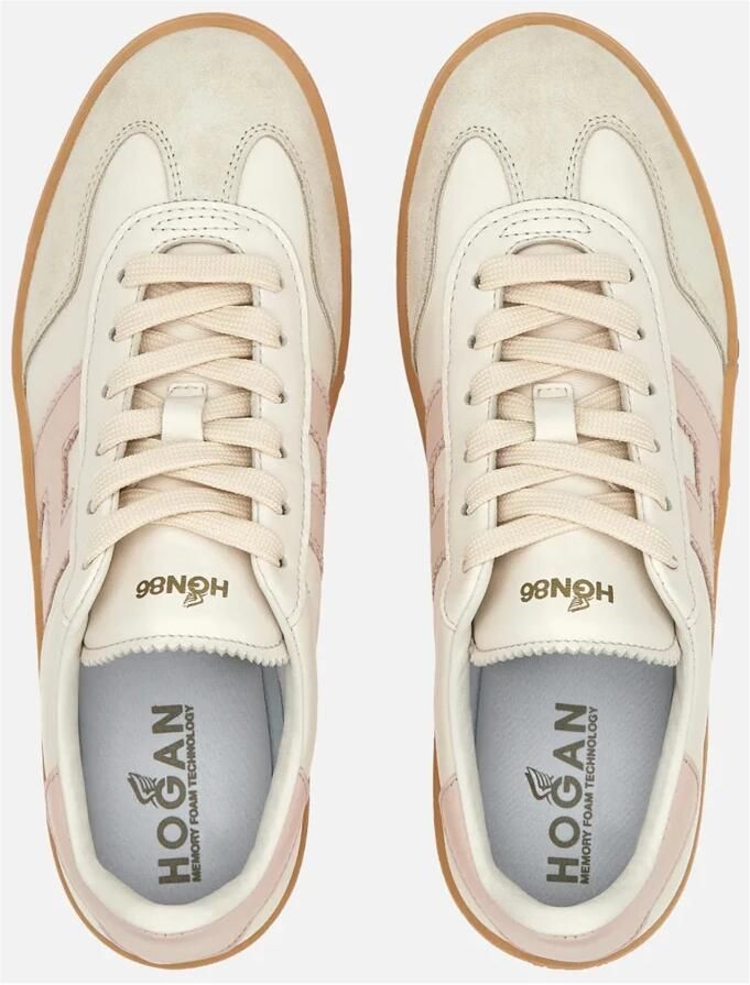 Hogan Coole damessneakers met suède bovenwerk