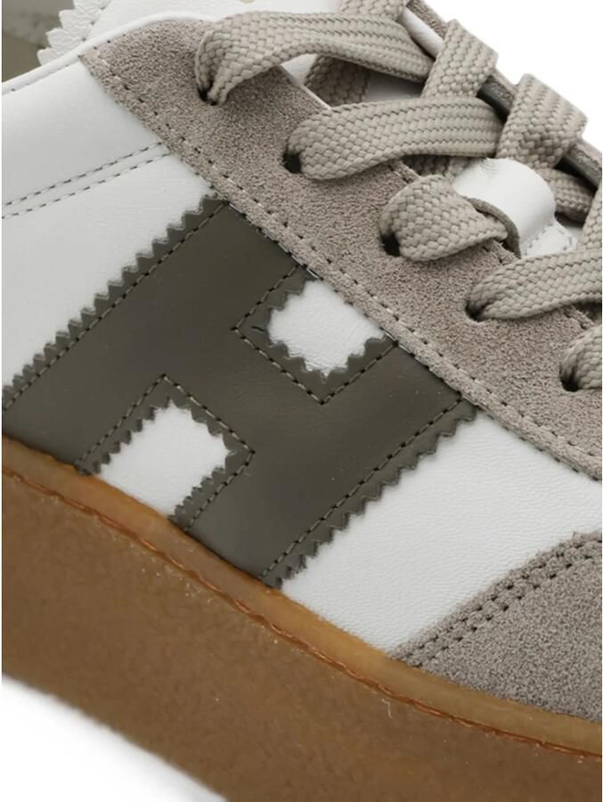 Hogan Coole Leren Sneakers met Plateau - Foto 2