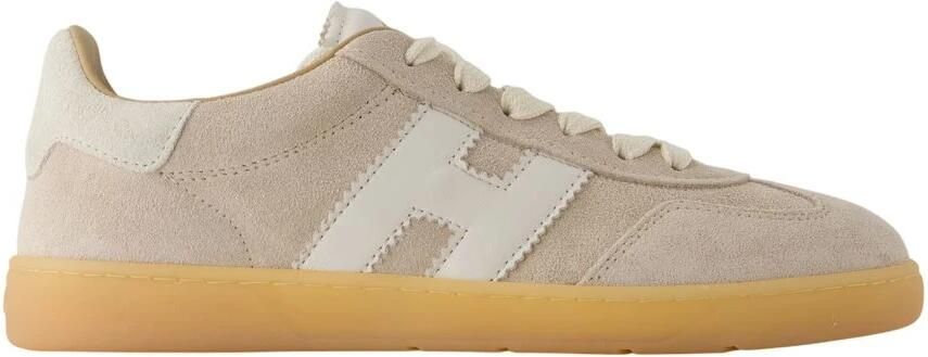 HOGAN Lage Sneakers Dames Cool Allacciato H Maat: 37 Materiaal: Suède Kleur: Beige - Foto 3