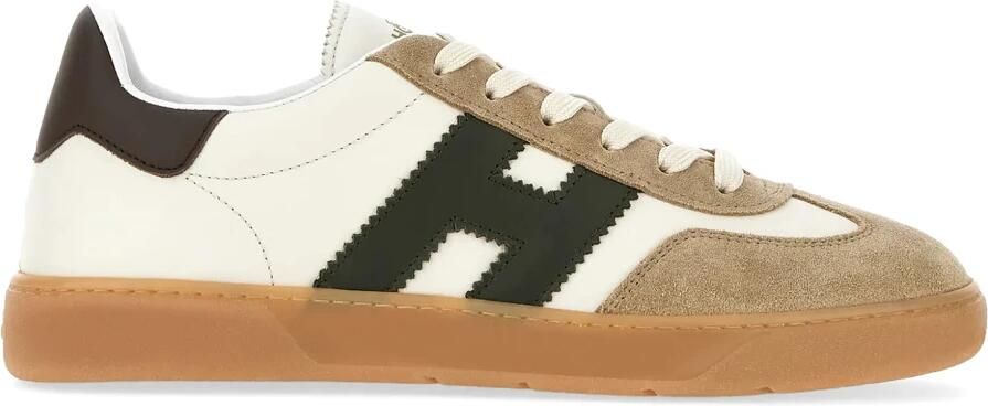 HOGAN Lage Sneakers Heren Cool Allacciato H 40 5 Suède Wit