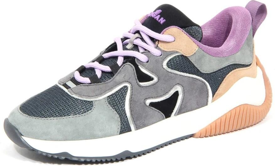 Hogan Glitter Fabric Sneakers