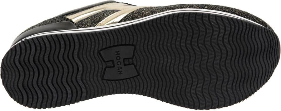 Hogan Glitter Leren Vetersneakers voor Vrouwen